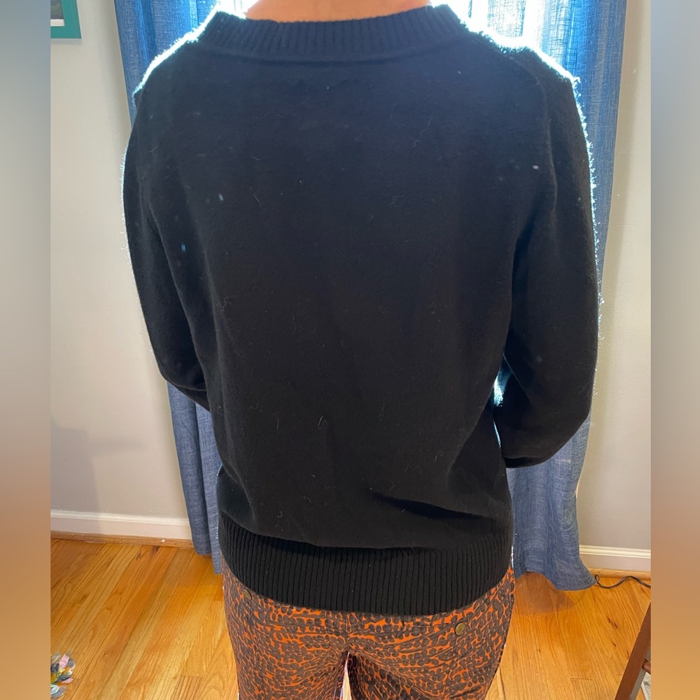 Gap Classic Black V-Neck Pullover - image 2